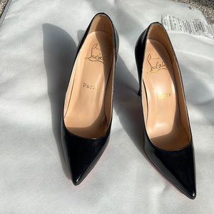 Christian Louboutin Glossy Black Pumps